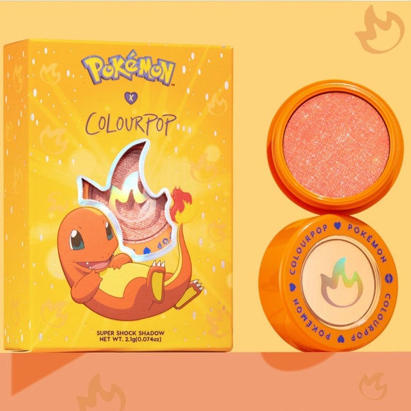 Charmander Pokémon Colourpop Super Shock Shadow ~ Flamethrower - Picture 3 of 11